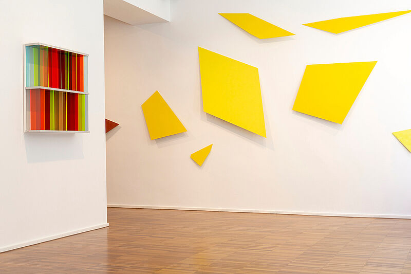 Bettina Bürkle, Yellow Fields, Blick in die Ausstellung